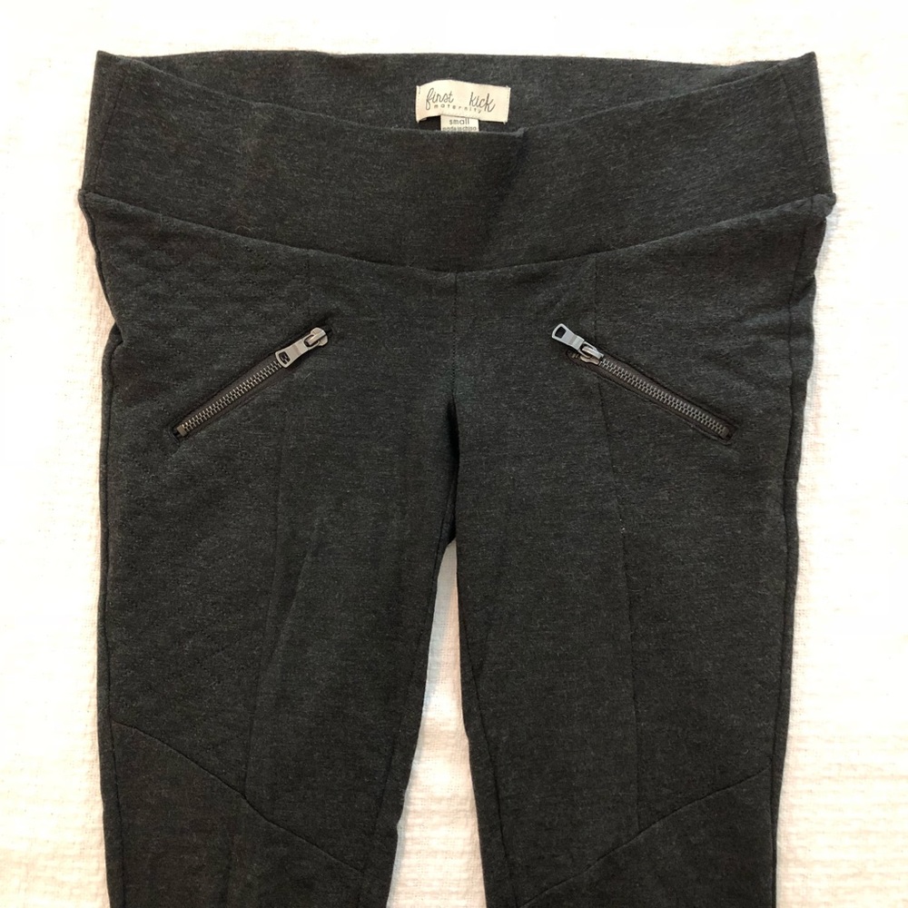 Maternity Skinny Moto Slacks